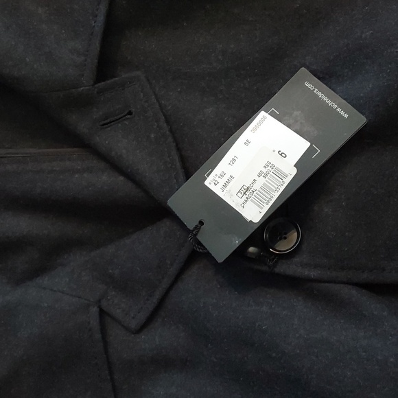 Schneiders- Mens Jimmie Rainloden Charcoal Dress Coat Austria Wool Sz.L (44-46) - Picture 13 of 16